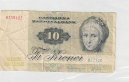 BANCONOTA - DANIMARCA - 1Okr  1972 - Denemarken