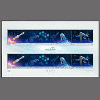 China 2022-27 China Tiangong Space Station  Sheetlet(hologram) - Hologramas