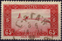 ALGÉRIE - 1937 - TàD "EL BIAR / ALGER" Sur Yv.113A 65c Halte Saharienne - TB - Gebraucht