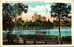 California Los Angeles West Lake Park Showing Elks Club 1932 - Los Angeles