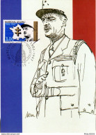 " MARECHAL LECLERC " Sur Carte Maximum De 1997. N° YT 3126  Parfait état. CM A SAISIR ! - Militaria