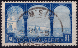 ALGÉRIE - 1931 - TàD  "M'SILA / CONSTANTINE" Sur Yv.83 1fr50 Bleu Foncé & Bleu Vue Prise De Mustapha Supérieur - TB - Gebraucht