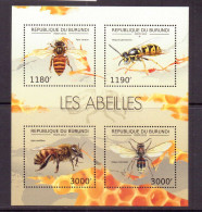 BURUNDI 2012 ABEILLES  YVERT N°1778/81  NEUF MNH** - Abeilles