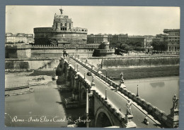 °°° Cartolina - Roma N. 42 Ponte Elio E Castel S. Angelo Viaggiata °°° - Castel Sant'Angelo