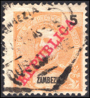 Zambesia 1917 5r Orange Used. - Zambezia