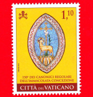 Nuovo - MNH - VATICANO - 2021 - 150 Anni Dei Canonici Regolari Dell'Immacolata Concezione - Stemma – 1.10 - Ungebraucht