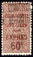 Algeria 1921-25 60c Brown Colis Postale Lightly Mounted Mint. - Colis Postaux