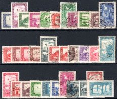 Algeria 1936-40 Views Set Mixed Fine Used Or Lightly Mounted Mint. - Oblitérés