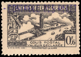 Algeria 1941-42 Controle Des Recettes 0f6 Black Unmounted Mint. - Colis Postaux