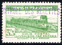 Algeria 1941-42 Livraison Par Expres 3f3 Yellow-geen Unmounted Mint. - Colis Postaux