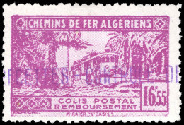 Algeria 1941-42 Remboursement 16f55 Lilac Lightly Mounted Mint. - Colis Postaux