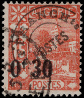 Algeria 1944 30c On 15c Chestnut Fine Used. - Oblitérés
