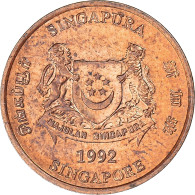 Monnaie, Singapour, Cent, 1992 - Singapur