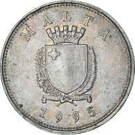 Monnaie, Malte, 25 Cents, 1995 - Malta