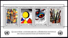 Geneva 1986 UN Federations Souvenir Sheet Unmounted Mint. - Neufs
