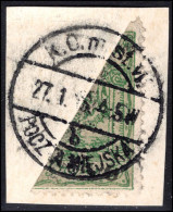 German Posts In Poland 1915 (Nov) 6(gr) Provisional Bisect Fine Used. - Oblitérés