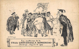 CPA  ESPERANTO  La Malfermo De La TRIA UNIVERSALA KONGRESO  Cambridge, Kembrigo 12 081907 - Esperanto