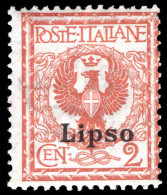 Lipso 1912-21 2c Orange-brown Lightly Mounted Mint. - Aegean (Lipso)