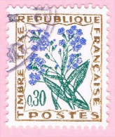 France Timbres-Taxe, N° 99 Obl. - Fleurs Des Champs - 1960-.... Usados