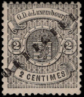 Luxembourg 1878-80 2c Official Perf Mounted Mint. - Servizio