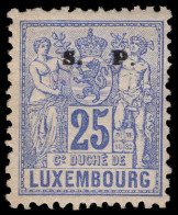 Luxembourg 1882-84 25c Official Perf 11½x12 Mounted Mint. - Dienst