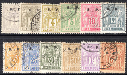 Luxembourg 1882-84 Official Perf 12½ Set Fine Used. - Dienstmarken