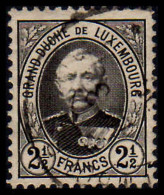 Luxembourg 1891-93 2½fr Fine Used - 1891 Adolphe De Face