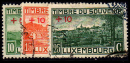 Luxembourg 1921 War Monument Set Very Fine Used - Gebraucht