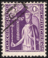 Luxembourg 1932 75c+10c Purple Child Welfare Postally Used. - Gebruikt
