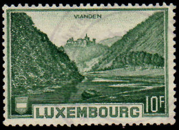 Luxembourg 1935 10Fr Vianden Lake Fine Used - Usados