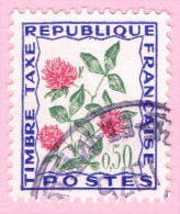 France Timbres-Taxe, N° 101 Obl. - Fleurs Des Champs - 1960-.... Oblitérés