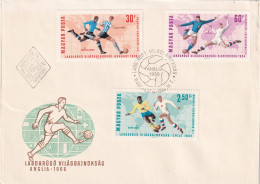 Hungary 1966  Cover: Football Soccer Fussball Calcio; Jules Rimet; FiFA World Cup England 1966 Uruguay Argentina Brazil - 1966 – Inghilterra