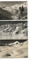 SAAS  FEE  Lot 3  Cartes LANGEFLUCH  ALLALINHORN GLETSCHERBRUCH 1950 N°8345/13169/12680ALPHUBEL - Saint-Luc