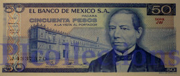 MEXICO 50 PESOS 1981 PICK 73 UNC - Mexique