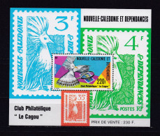 NOUVELLE-CALEDONIE 1985 BLOC N°7 NEUF** LE CAGOU - Blokken & Velletjes