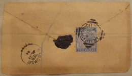 BRITISH INDIA 1894 QV 2a FRANKING On 1/2a QV Stationery COVER, NICE CANC ON FRONT & BACK, RARE As Per Scan - Jaipur
