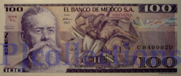 MEXICO 100 PESOS 1982 PICK 74c UNC - Mexique