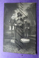 Carte Postale  Fotokaart  Studio Foto Atelier   Photographie  Armand Schaerbeek Chapeau Mode Couture Coup D'oeil - Oud (voor 1900)