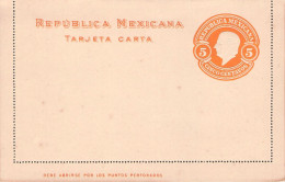 MEXICO - TARJETA CARTA 5c 1910 Unc / *228 - México