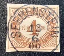 SEEBENSTEIN 1900 (Neunkirchen Niederösterreich) LUXUS ABSCHLAG Auf 1899-1900 Portomarken ANK 13 (Österreich Postage Due - Usados