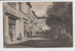 MONTAUROUX - VAR - RUE DU CLOT ET LES CAFES - Montauroux