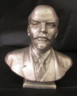 V. ILIC LENIN RUSSIA, COMMUNIST LEADER, BUST SCULPTURE - Metallo