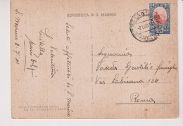 STORIA POSTALE FRANCOBOLLO COMMEMORATIVO   SAN MARINO 1941 - San Marino