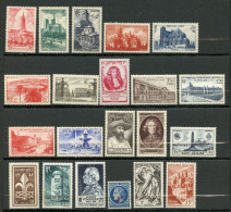 France, Yvert Année Complète Luxe 1947**, 772/792, 21 Timbres, MNH - 1940-1949