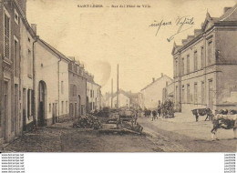 SAINT - LEGER ..-- Rue Hôtel De Ville . 1922 Vers HEFFINGEN . Voir Texte En Luxembourgeois !!!!!! - Saint-Leger