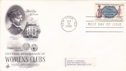 USA 1966  , FDC COVER  GENERAL FEDERATION OF WOMENS CLUBS. - 1961-1970