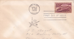 USA 1958, FDC COVER  ASTROLOGIE - UNIVERSAL AND INTERNATIONAL EXHIBITION. - 1951-1960