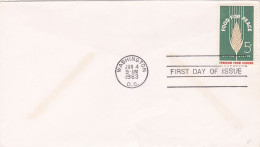 USA 1963, FDC COVER  FOOD FOR PEACE. - 1961-1970