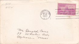 USA 1950, FDC COVER  WASHINGTON. - 1941-1950