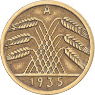 Monnaie, Allemagne, 5 Reichspfennig, 1935 - 5 Renten- & 5 Reichspfennig